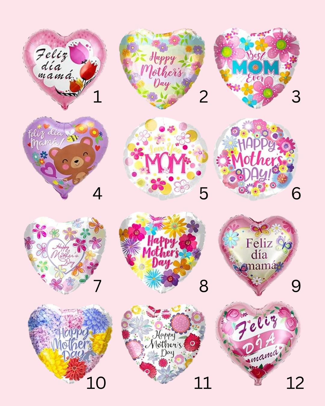 III. Mother's Day Floral 18" Balloons