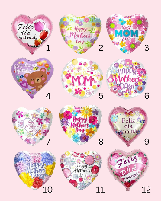 III. Mother's Day Floral 18" Balloons